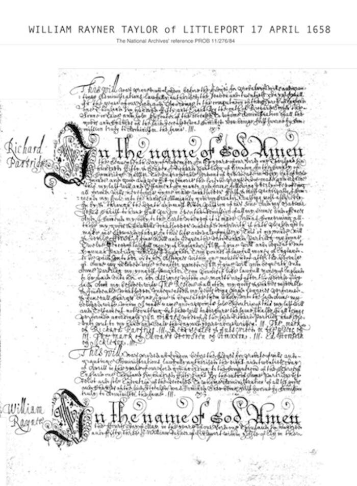 Littleport Society CollectiveAccess : Last Will & Testament : Will of ...