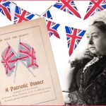 A Patriotic Dinner menu from 1900 with Queen Victoria